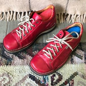 Mens Wojas red leather sneakers Shoes US 9/ EU 42Poland 🇵🇱